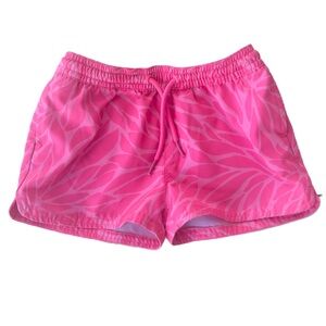Vineyard Vines Performance Shorts 2T Girl Elastic Tie Waist Hot Pink Print 🐳